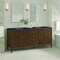 James Martin Vanities 72'' Double Vanity, Mid Century Walnut w/ 3 CM Charcoal Soapstone Quartz Top 485-V72-WLT-3CSP - alternate 4